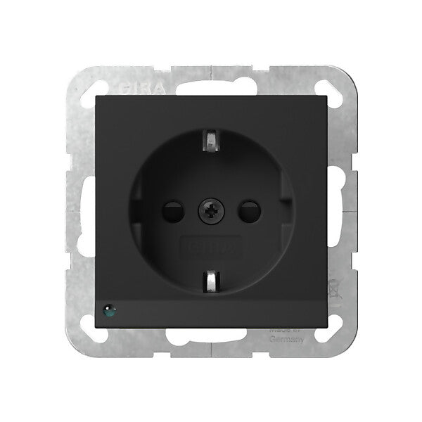 Gira Steckdose LED-Leuchte Schwarz 4170005